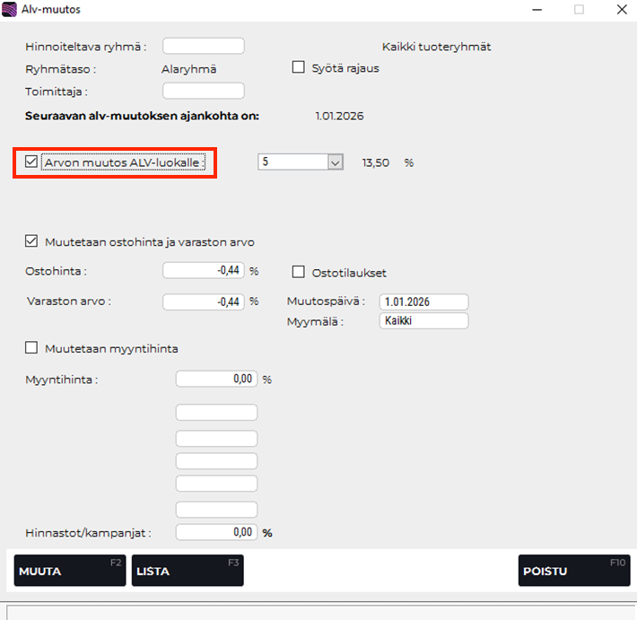 Arvon muutos ALV luokalle.png