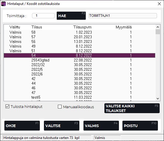 Hintalaput koodit ostotilauksista Fashion3.PNG