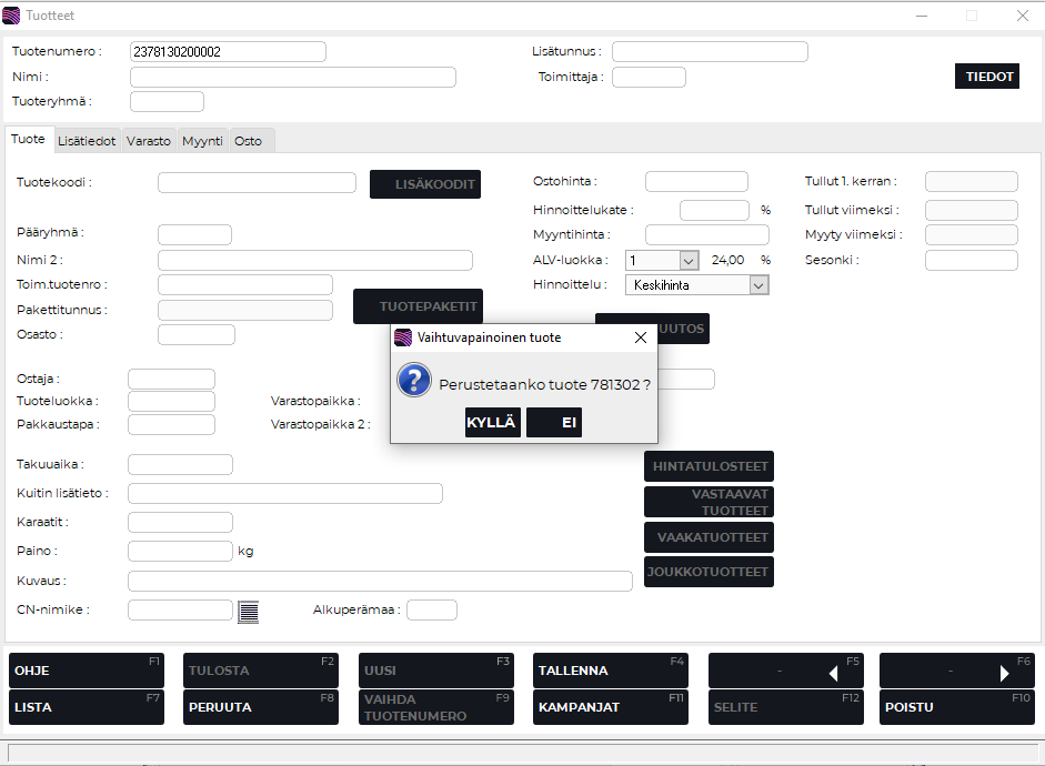Vaihtuvapainoisen tuotteen perustaminen.PNG