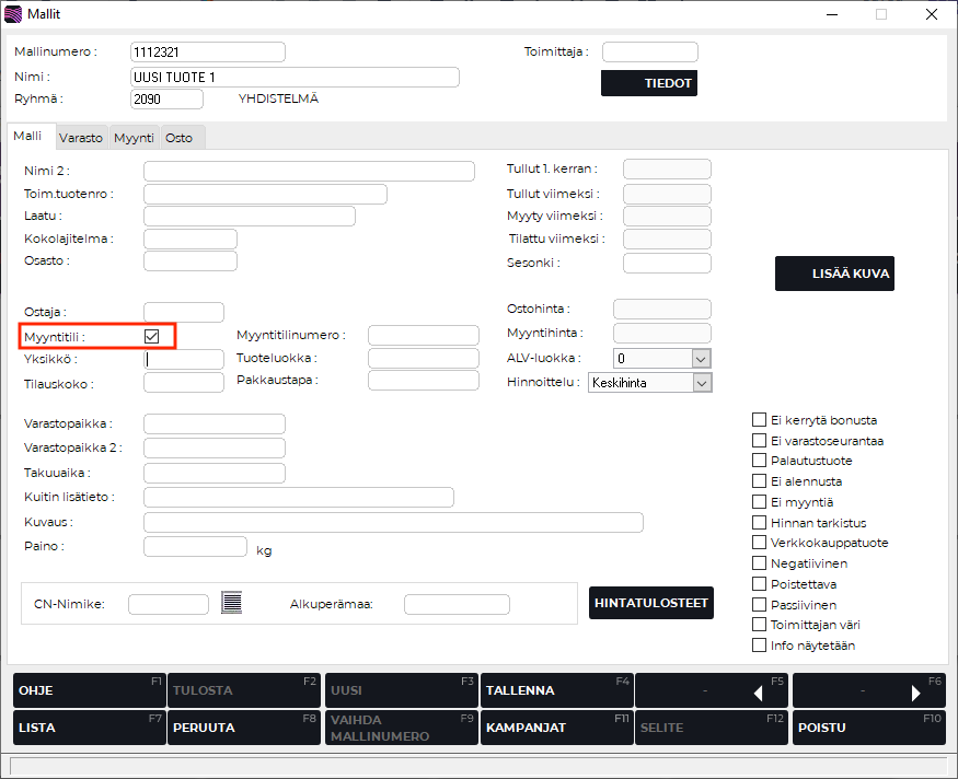 Myyntitili mallin tiedoissa.PNG